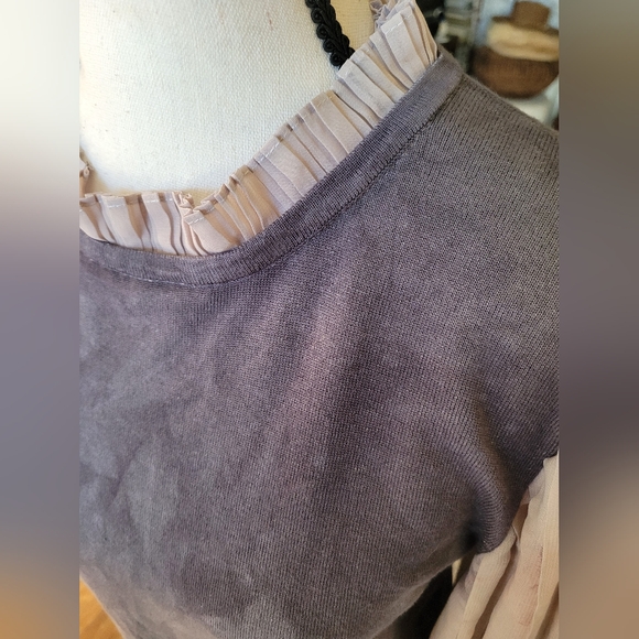 Adrianna Papell Purple and Pink Women's Top - Picture 2 of 5